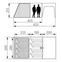Dometic Santorini FTK 4X8 Inner Tent