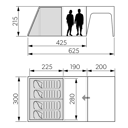 Dometic Santorini FTK 4X8 Inner Tent