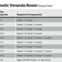 Dometic Veranda Room Panel - Tall 8'