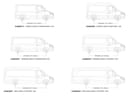 Mercedes-Benz Sprinter (L1H2/128" SWB/high Roof) (2006-Current) Slimpro Roof Rack Kit