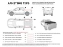 Pickup Truck Slimline II Load Bed Rack Kit / 1425(W) x 1358(L)
