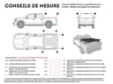 Pickup Truck Slimline II Load Bed Rack Kit / 1425(W) x 1358(L)