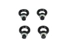 Black Tie Down Rings / Eye Nuts / 4 Pack