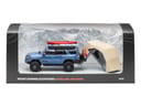 Limited Edition Toyota 4Runner TRD Pro Overland Cavalry Blue Diecast Model Set
