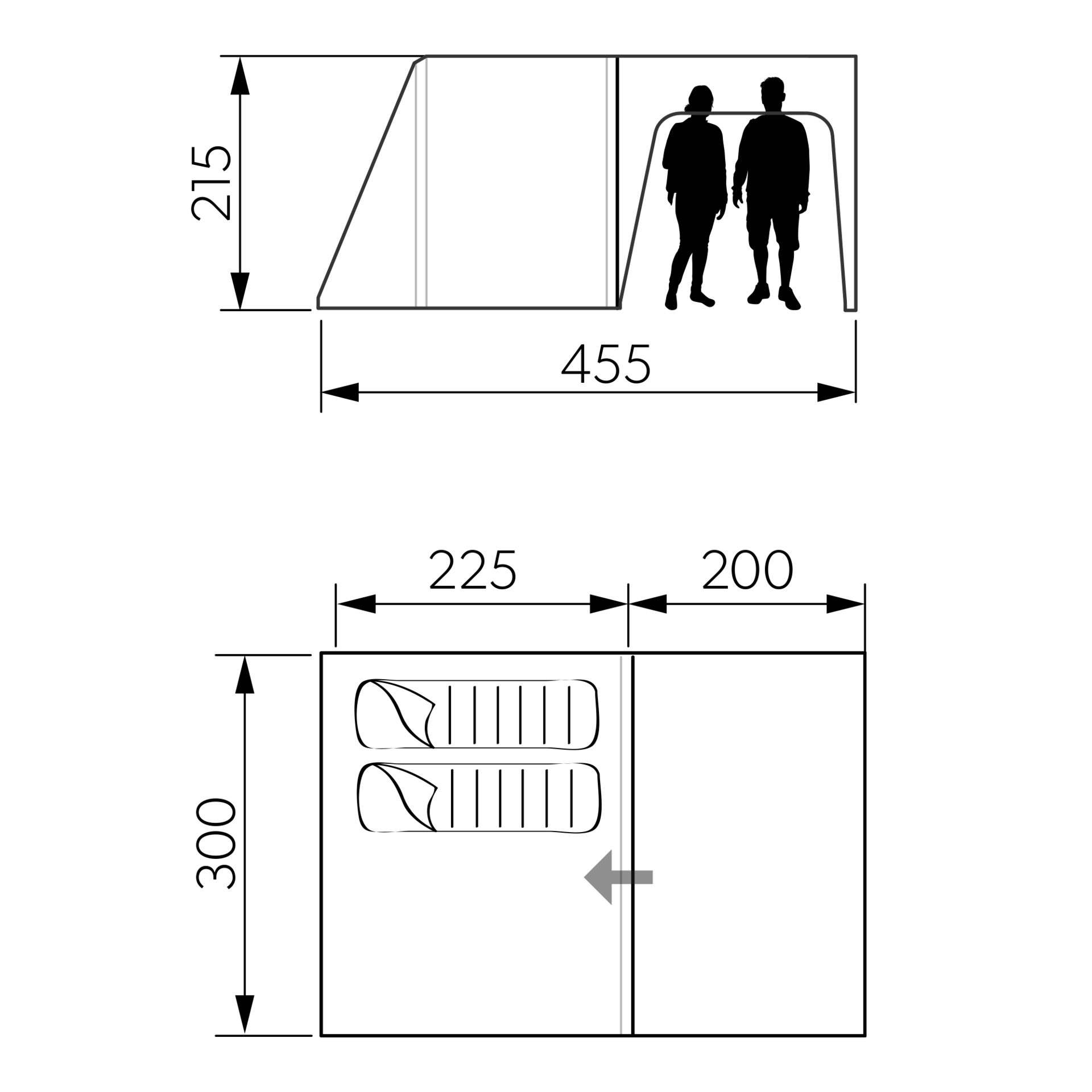 Dometic Santorini FTK 2X4 TC