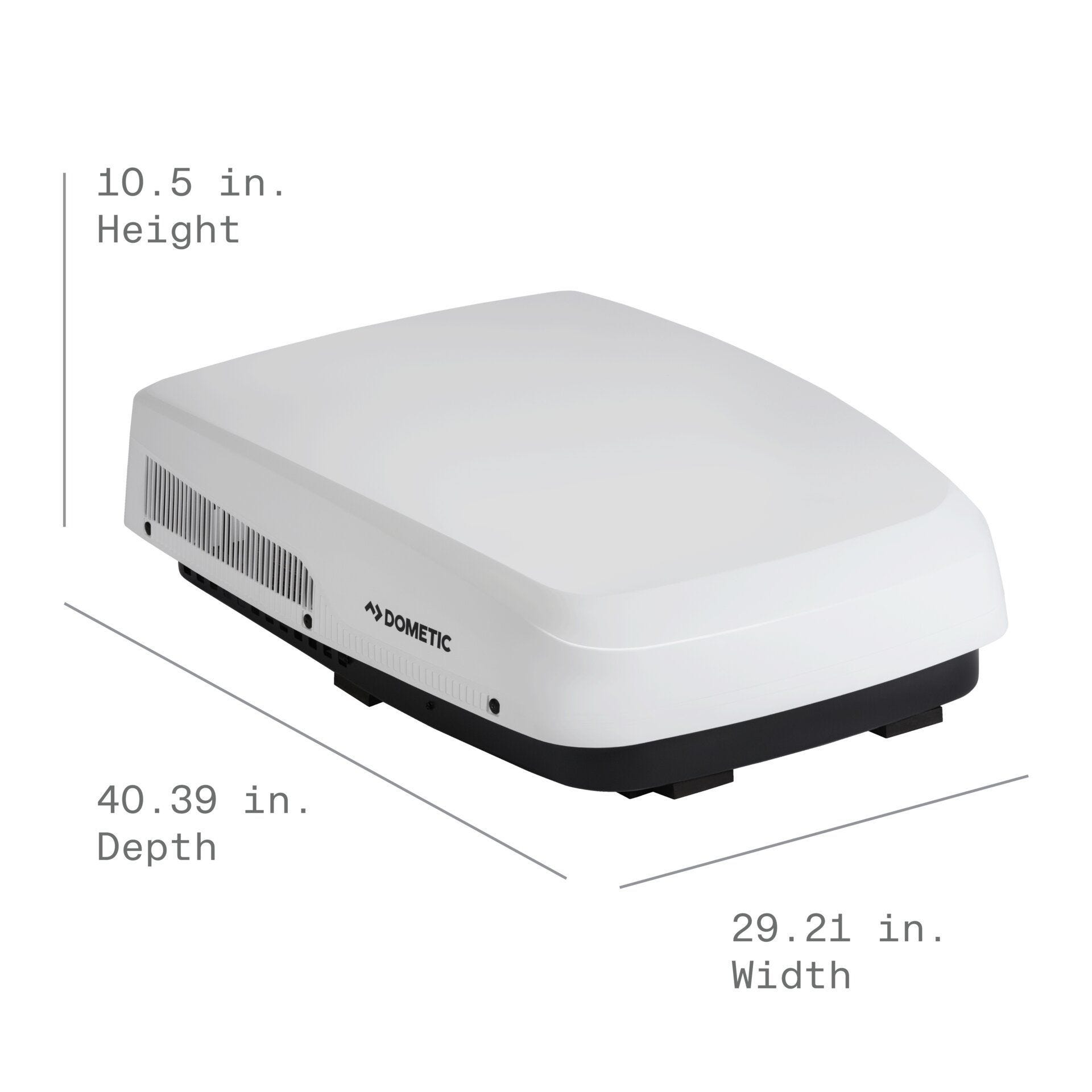 Dometic FreshJet 5 Series Mechanical 13.5K BTU Low-Profile Air Conditioner - White