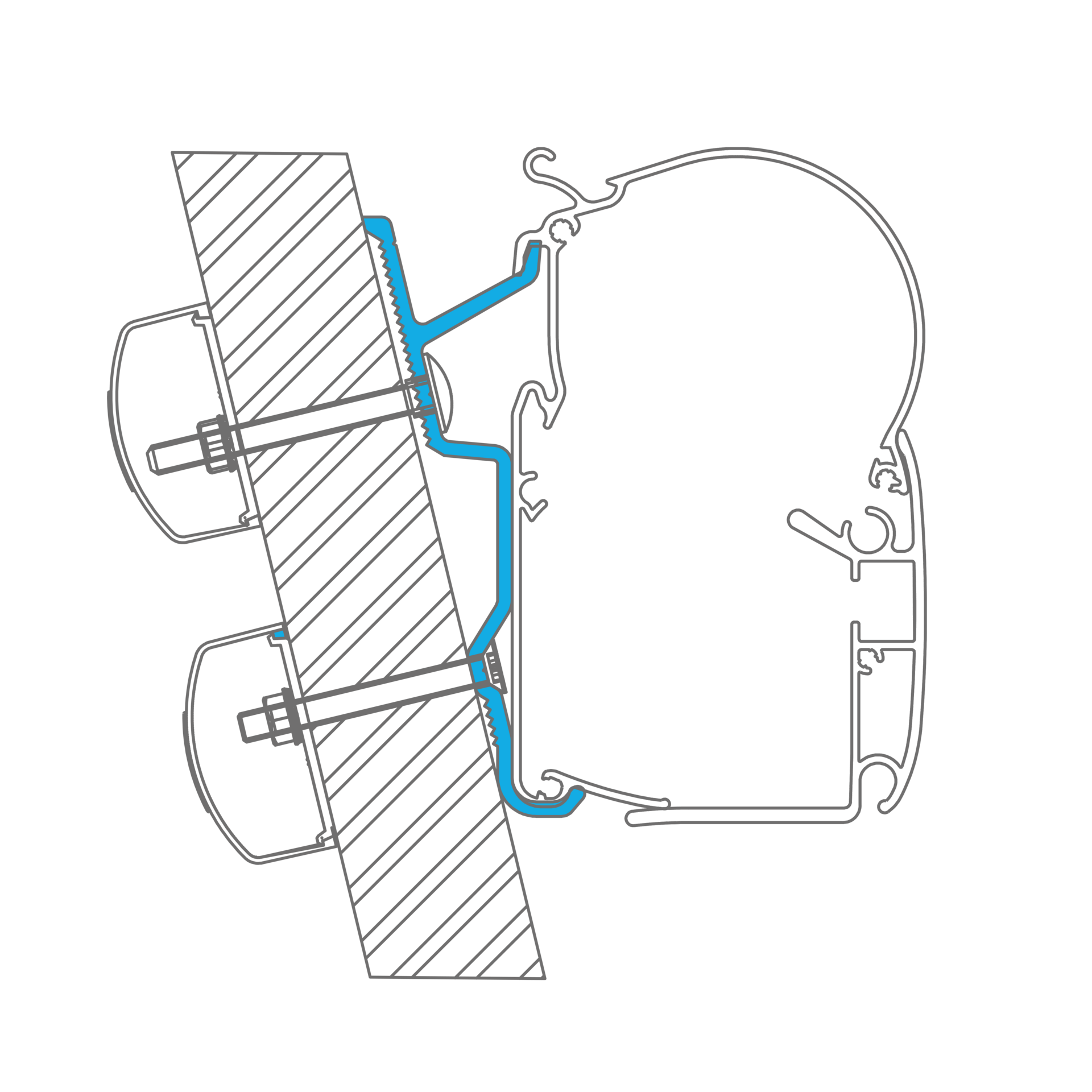 Dometic PerfectWall Adapter 015