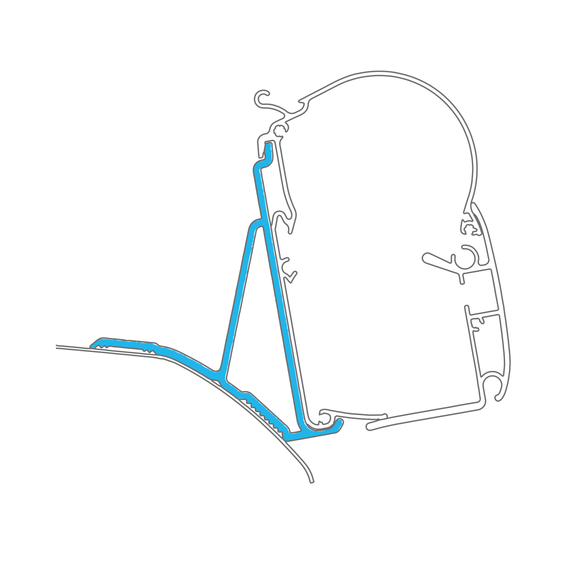 Dometic PerfectWall Adapter 036