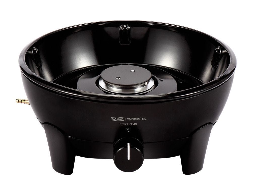 Citi Chef 40/ Black/ Portable 4 Piece/ Gas Barbeque/ Camp Cooker