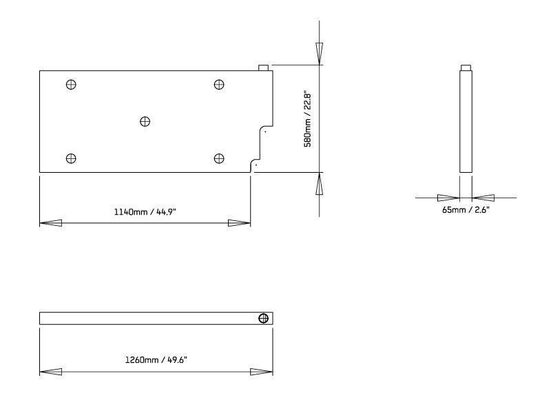 Front Runner Upright Water Tank - Flat