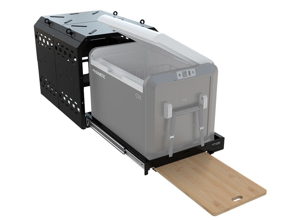 Front Runner Fridge Slide and Cage Combo / Medium