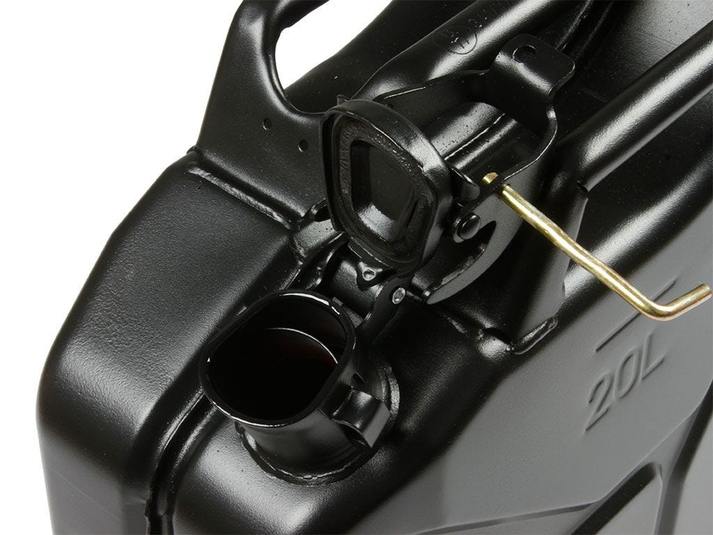 Front Runner 20l Fuel Jerry Can - Black Steel Finish