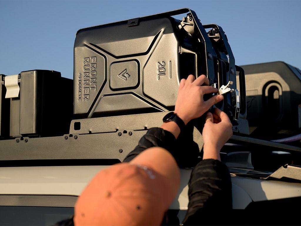 Front Runner 20l Fuel Jerry Can - Black Steel Finish