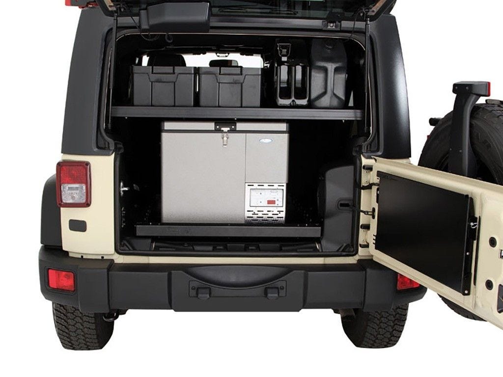 Jeep Wrangler JKU - 4 Door Cargo Storage Interior Rack - Front Runner Slimline II