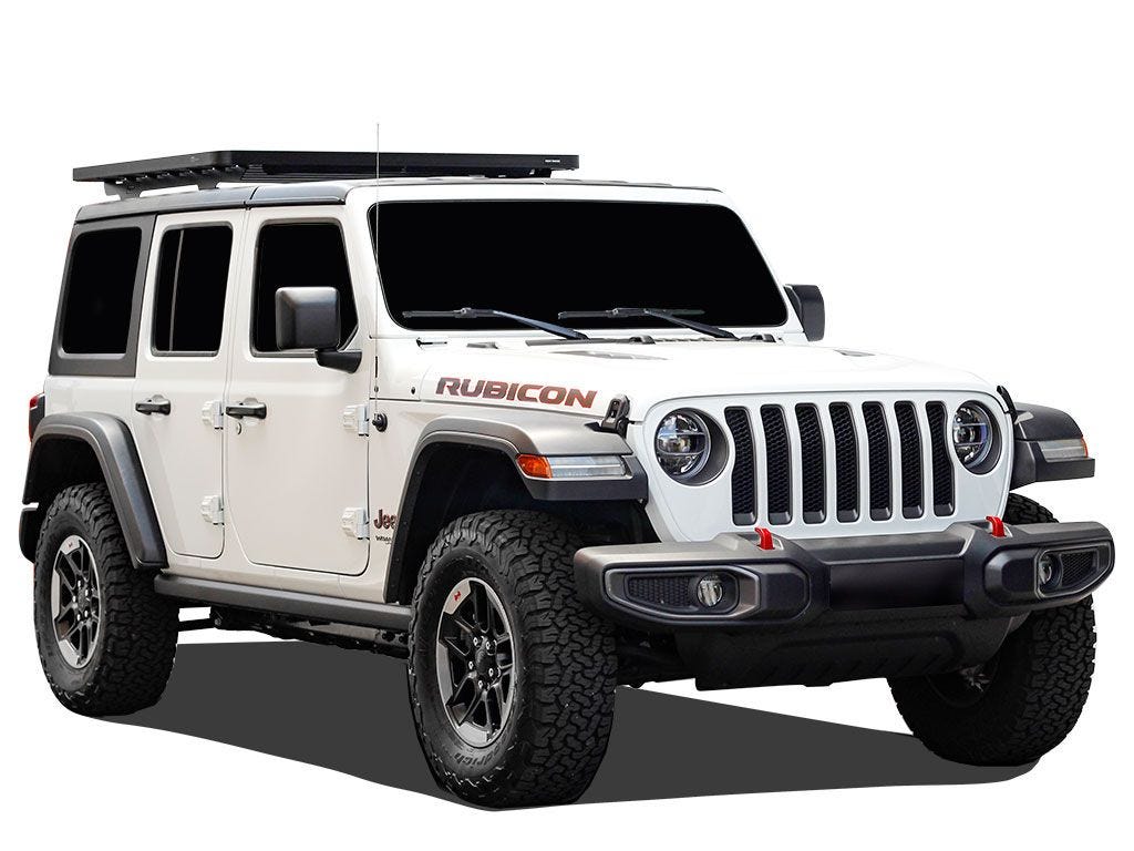 Front Runner Kit de 1/2  galerie Slimline II extrême pour la Jeep Wrangler JL 4 portes (2018-jusqu’à présent)
