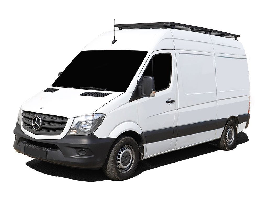 Front Runner Mercedes-Benz Sprinter 2Gen/3Gen 170"/L3/LWB Wheelbase w/o OEM Tracks (2006-Current) Slimline II Roof Rack Kit / Tall