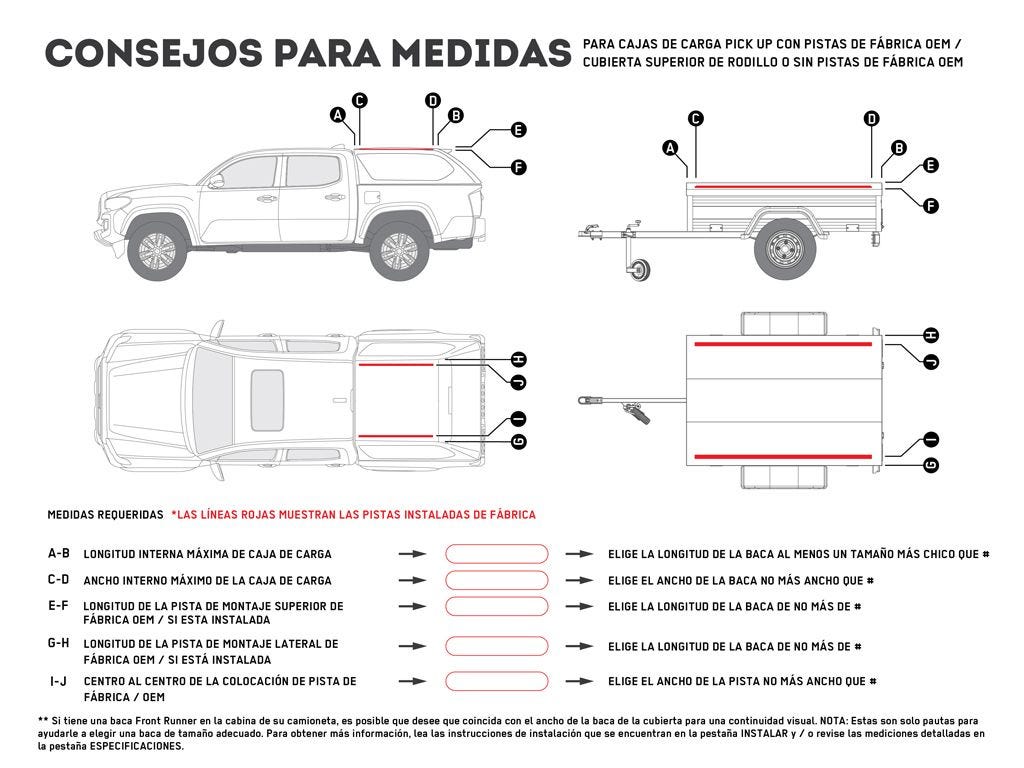 Front Runner Pick-Up Hardtop / Anhänger mit OEM Schiene Slimline II Dachträger Kit / 1560 mm (L) x 1165 mm (B)