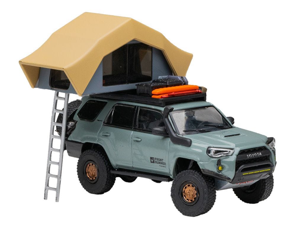 Front Runner Limited Edition Toyota 4Runner TRD Pro Overland Lunar Rock Diecast Model Set 