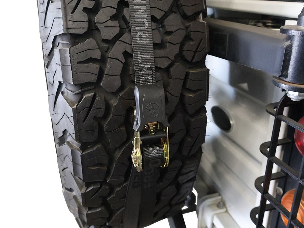 Front Runner Spare wheel mounted shelf