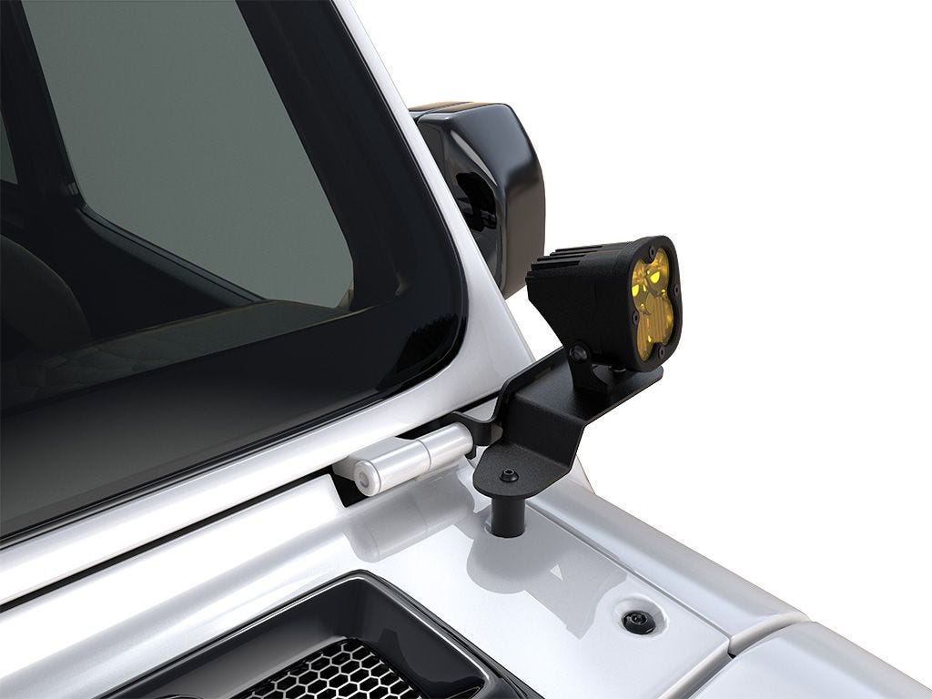 Front Runner Jeep Wrangler JL Ditch Mount A-Pillar Light Brackets