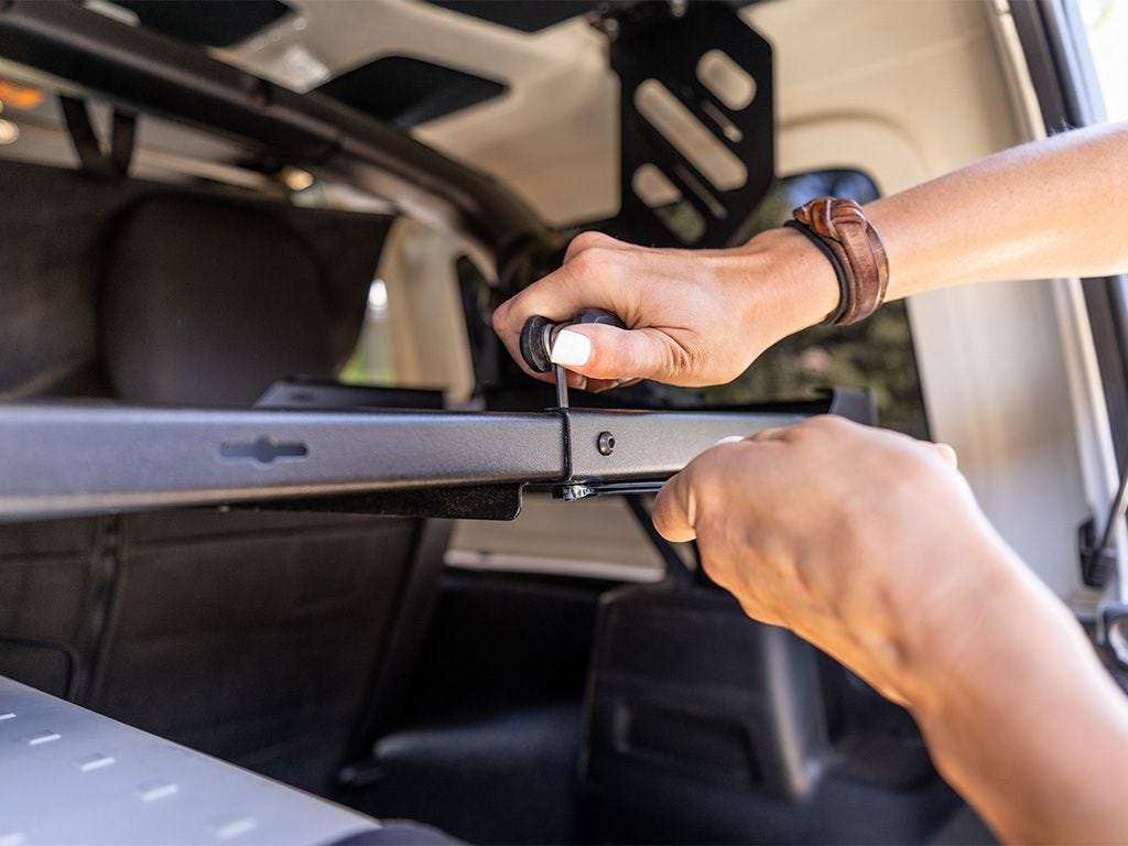 Front Runner Jeep Wrangler JLU Cargo Molle Interior Shelf