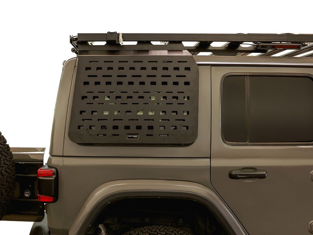 Front Runner Jeep Wrangler JLU 4 Door Exterior Rear Window Molle Panel Kit / RHS 