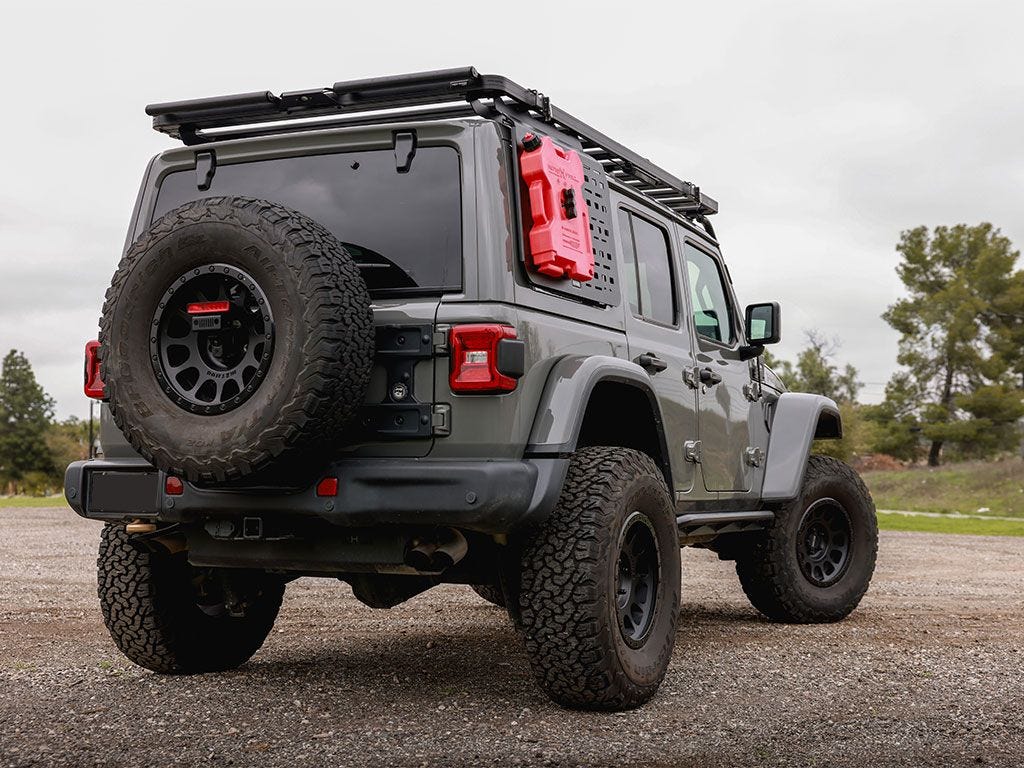 Front Runner Jeep Wrangler JLU 4 Door Exterior Rear Window Molle Panel Kit / RHS 