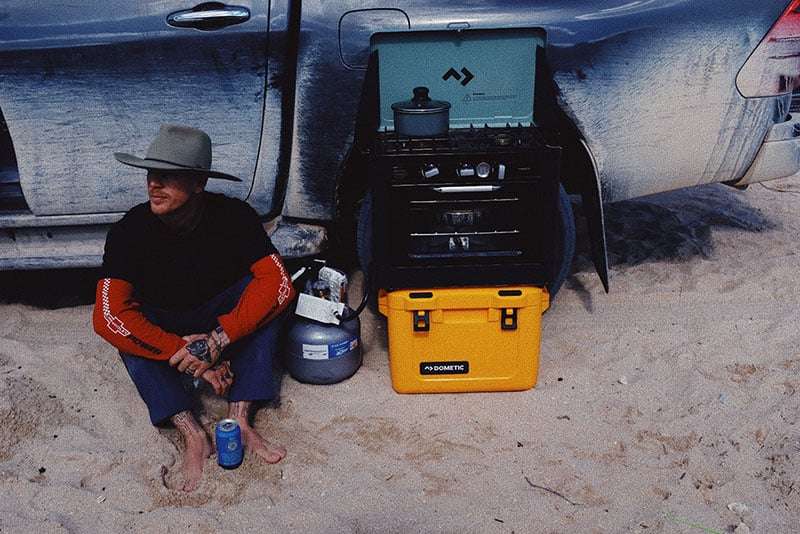 Chippa with his Dometic gear