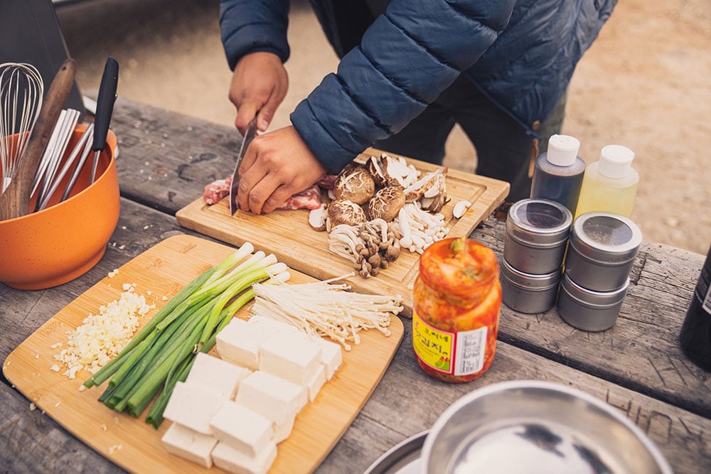 5 Overlanding Camp Kitchen Tips & Kimchi Jjigae (Stew) Recipe