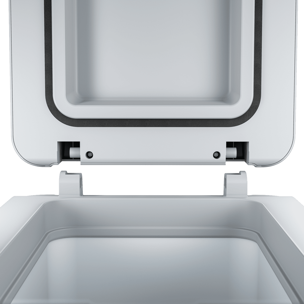 Removable lid and sturdy hinges