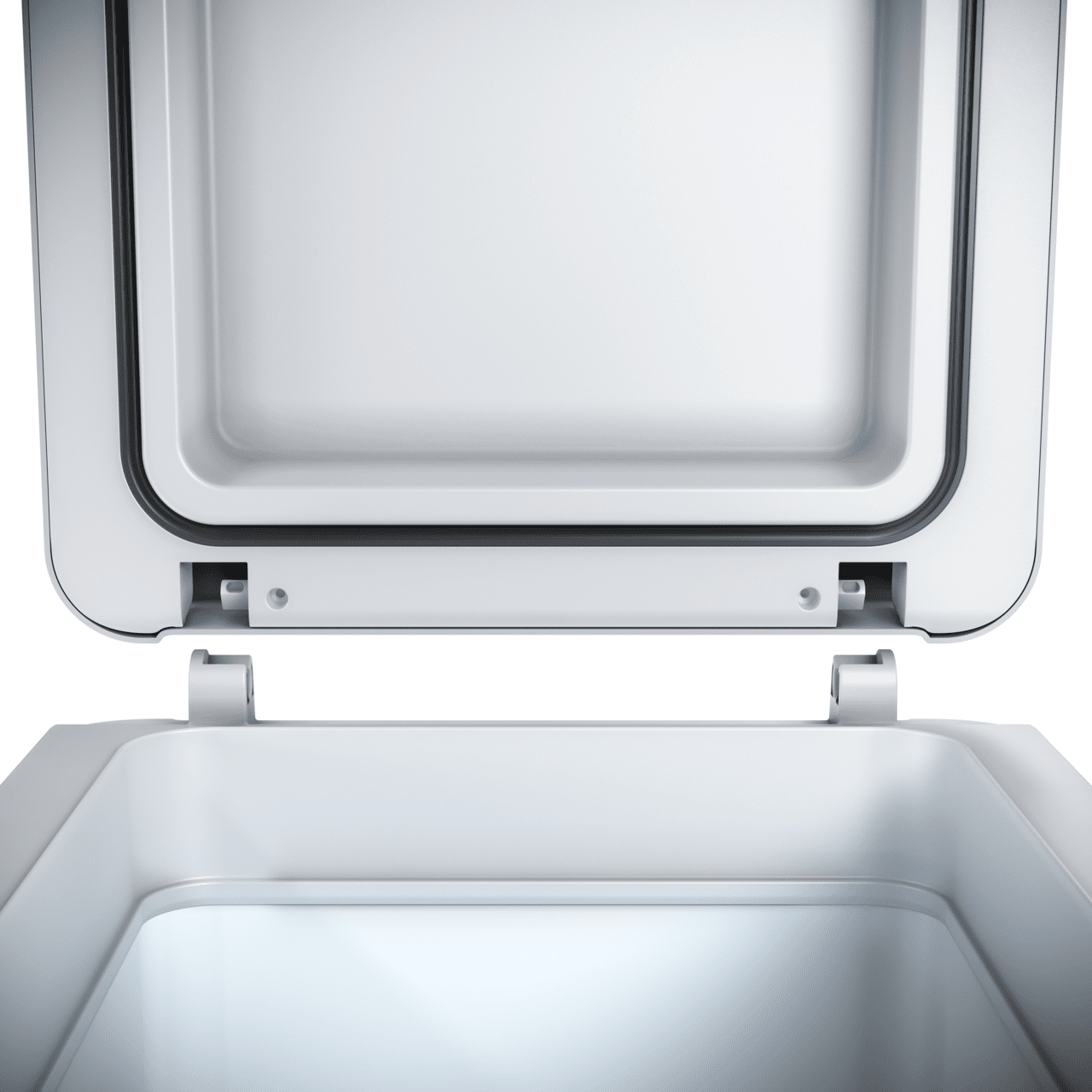 Abnehmbarer Deckel und solide Scharniere