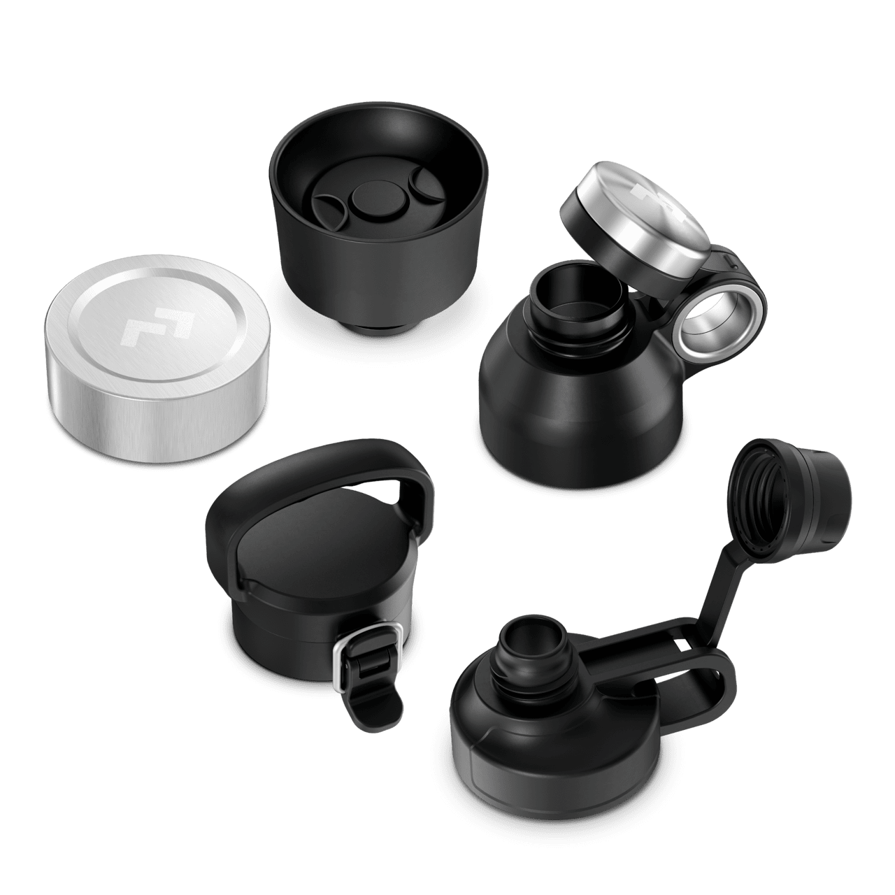 Tapas accesorias opcionales e intercambiables