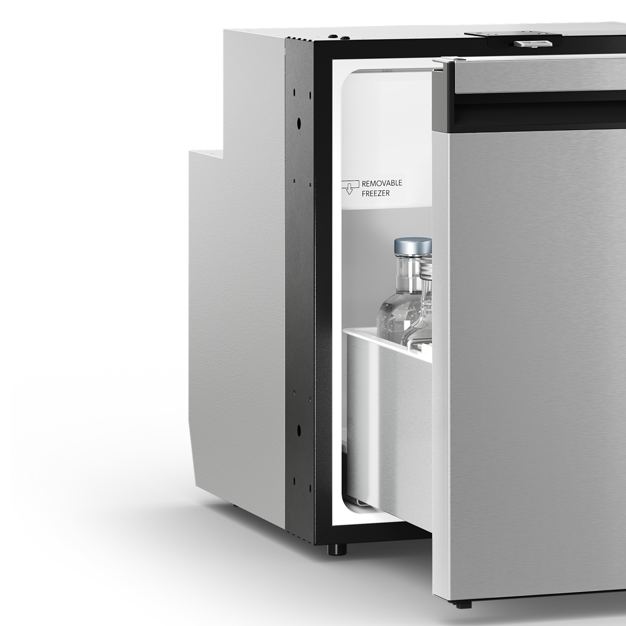 Cassetto refrigerato con movimento di chiusura delicato