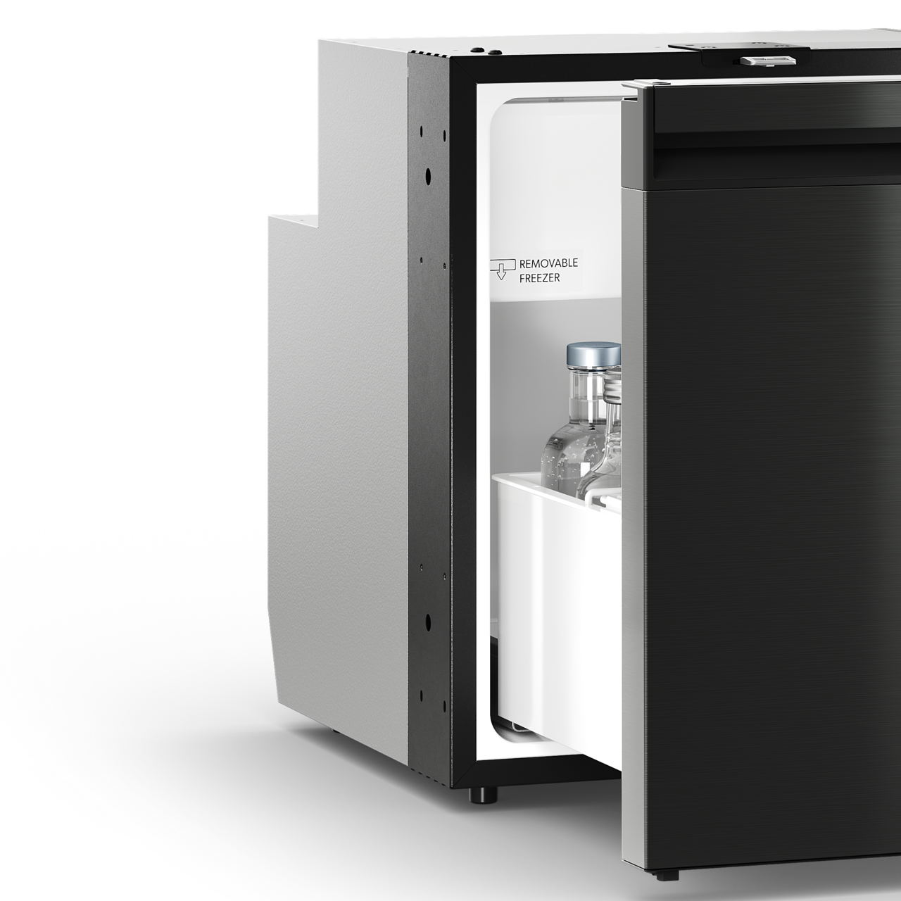 Fermeture assistée du tiroir réfrigérant