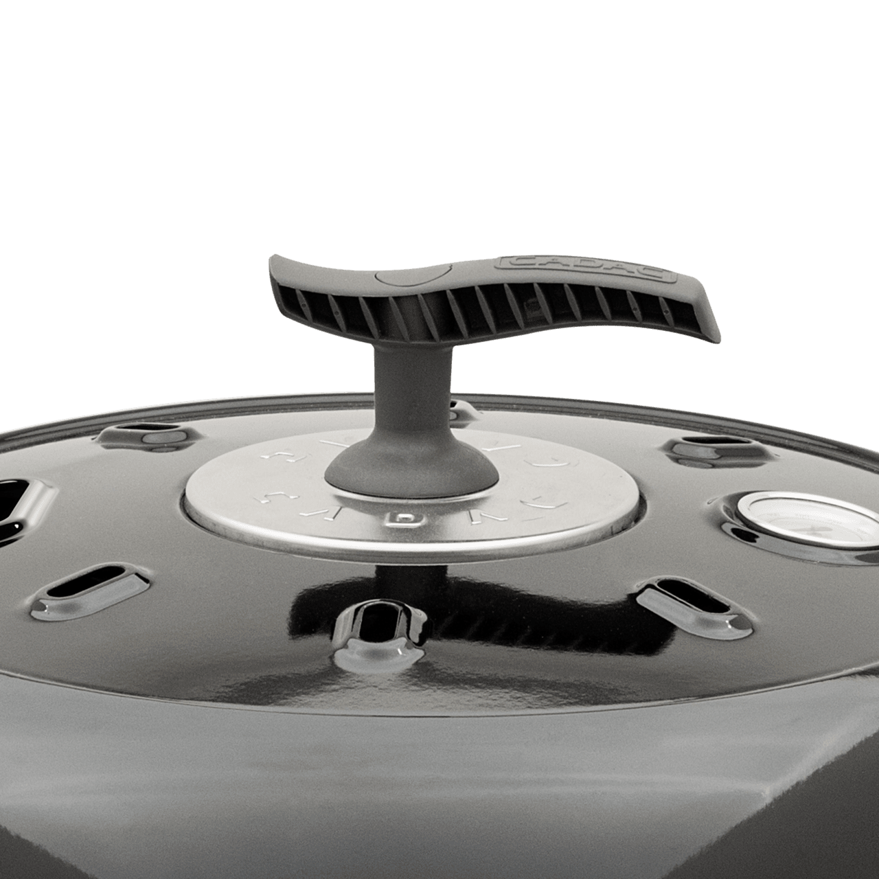 Heat-resistant dome handle