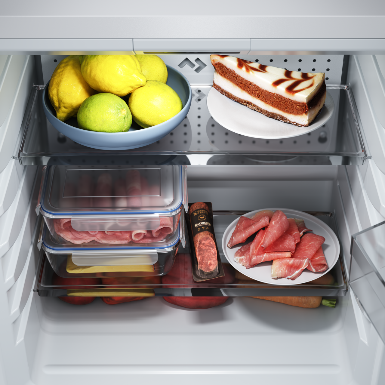 Lebensmittelechter Minikühlschrank