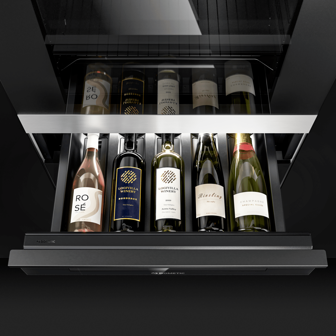 Compact wine storage