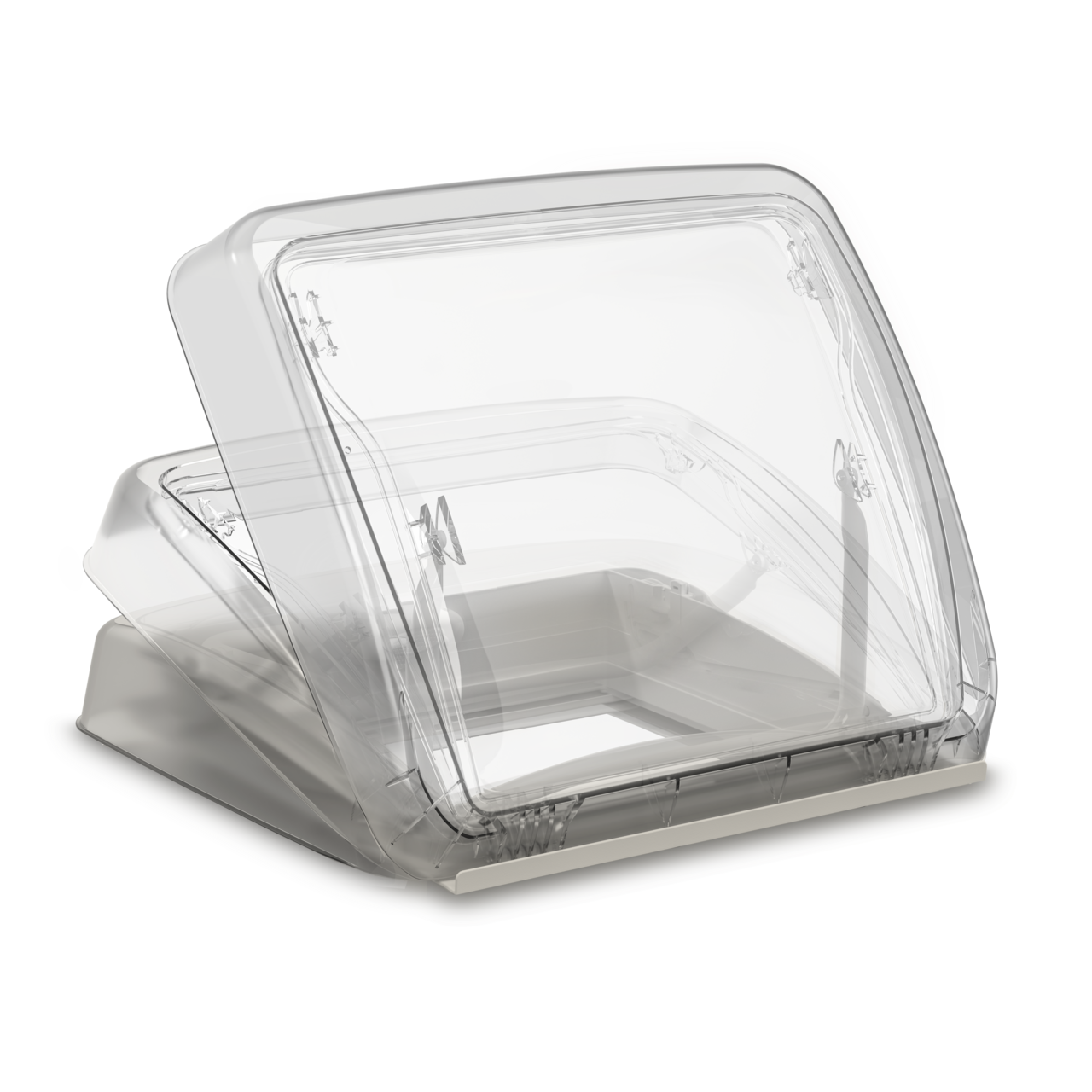 Opens to three positions