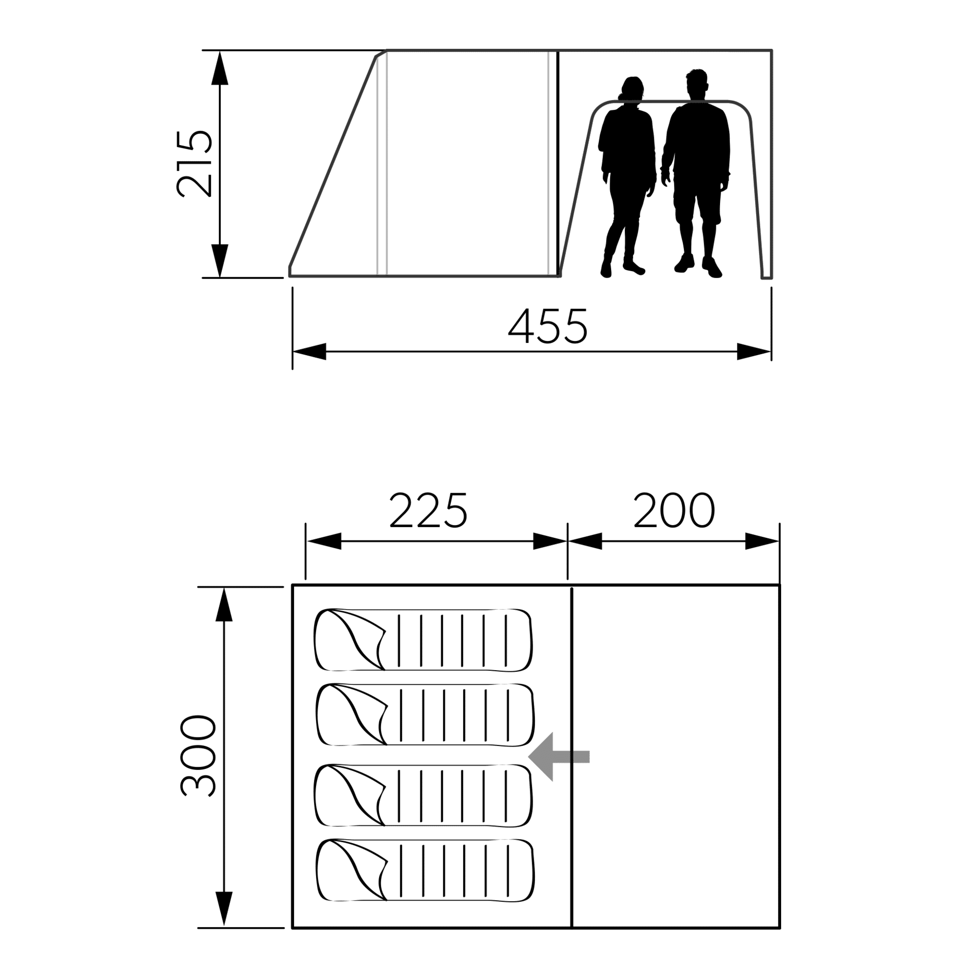 Dometic Santorini FTK 2X4 TC