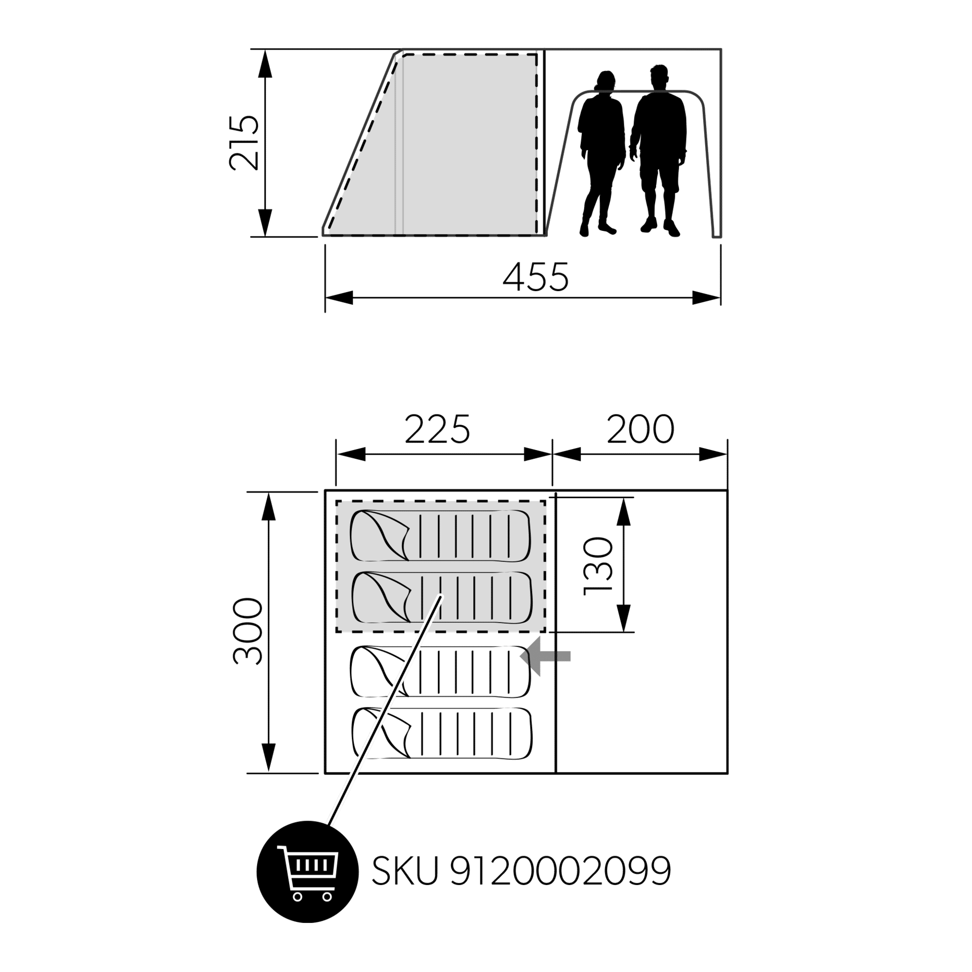 Dometic Santorini FTK 2X4 TC