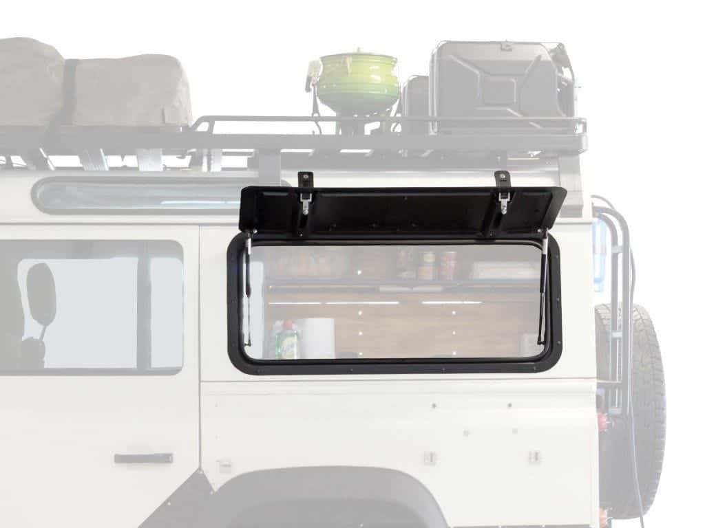 Front Runner Series Gullwing Window - Aluminium / Land Rover Defender