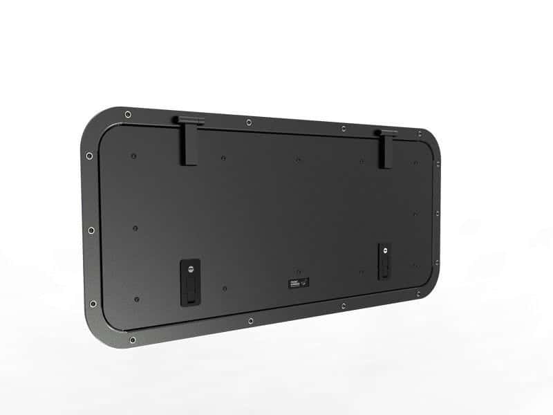 Front Runner Series Gullwing Window - Aluminium / Land Rover Defender