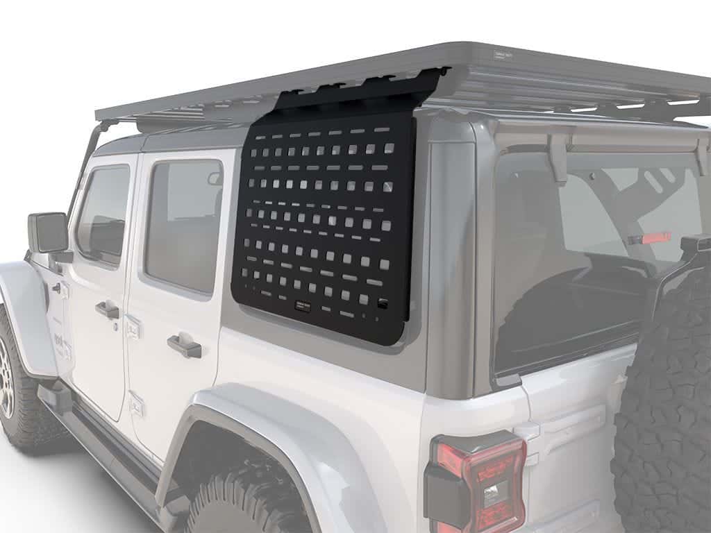 Front Runner Series Jeep Wrangler JLU 4 Door Exterior Rear Window Molle Panel Kit / LHS