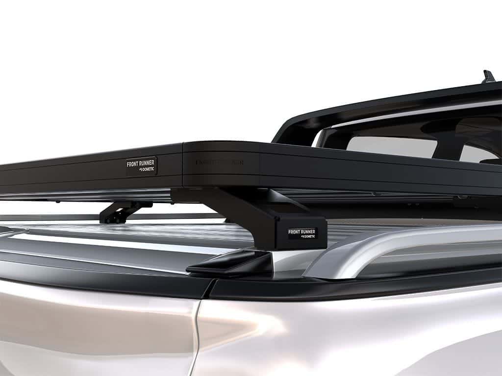 Front Runner Series Ford Ranger T6.2 Wildtrak Double Cab w/OEM Roll Top (2022-Current) Slimline II Load Bed Rack Kit 