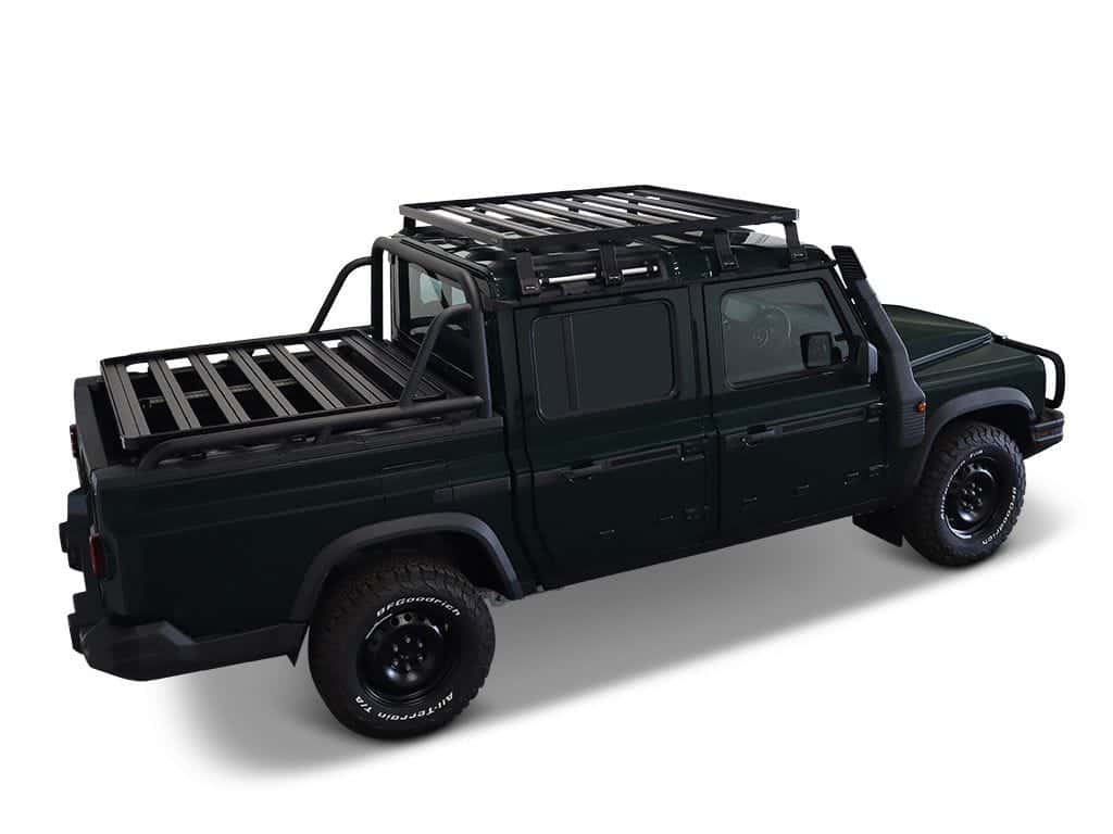 Front Runner Series Ineos Grenadier Quartermaster (2023-Current) Roller Tonneau Cover Slimline II Load Bed Rack Kit