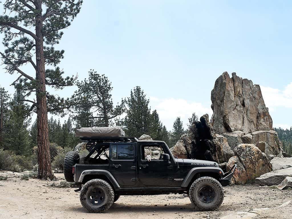 Front Runner Series Jeep Wrangler JK 4 Door (2007-2018) Extreme Slimline II 1/2 Roof Rack Kit