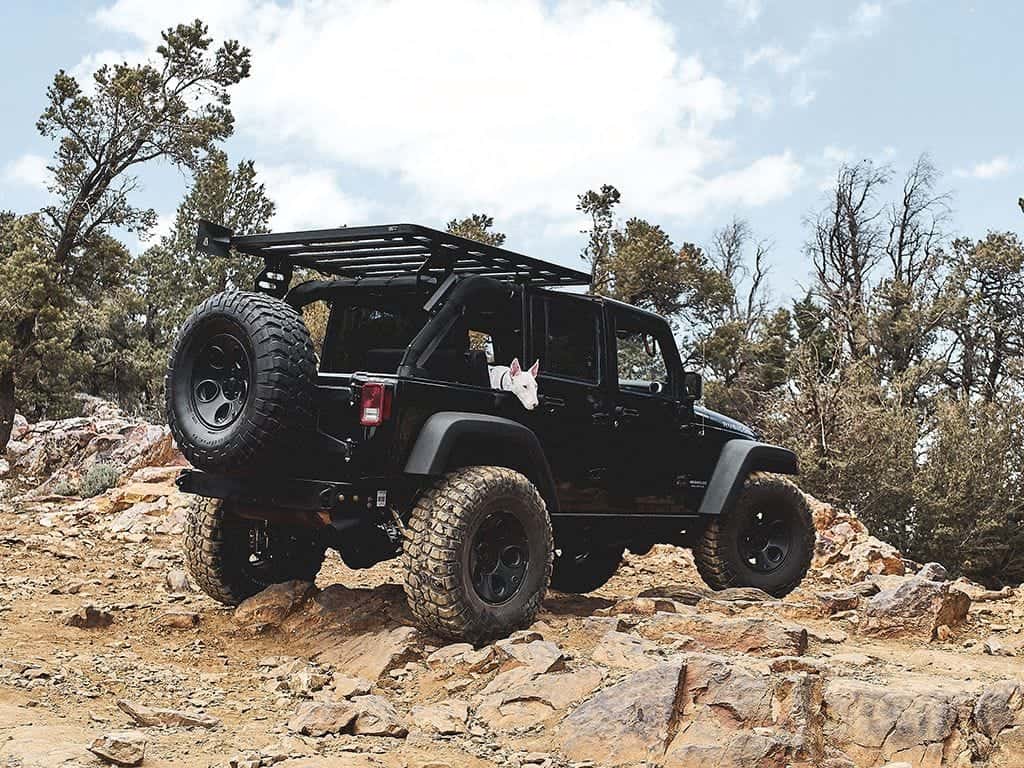 Front Runner Series Jeep Wrangler JK 4 Door (2007-2018) Extreme Slimline II 1/2 Roof Rack Kit