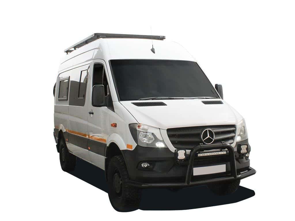 Front Runner Series Mercedes-Benz Sprinter 144"/170" / L2/L3 / MWB/LWB Wheelbase w/OEM Tracks (2006-Current) Slimline II Roof Rack Kit / Tall