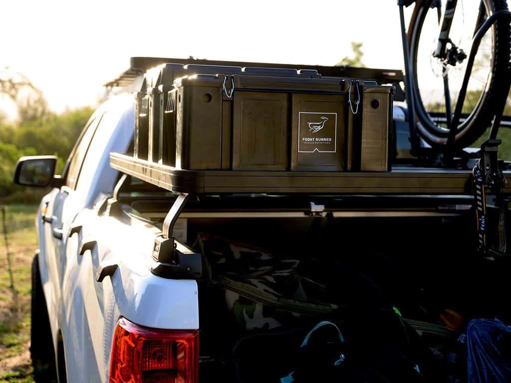 Front Runner Series Pickup Truck Roll Top Slimline II Load Bed Rack Kit / 1425(W) x 1358(L)