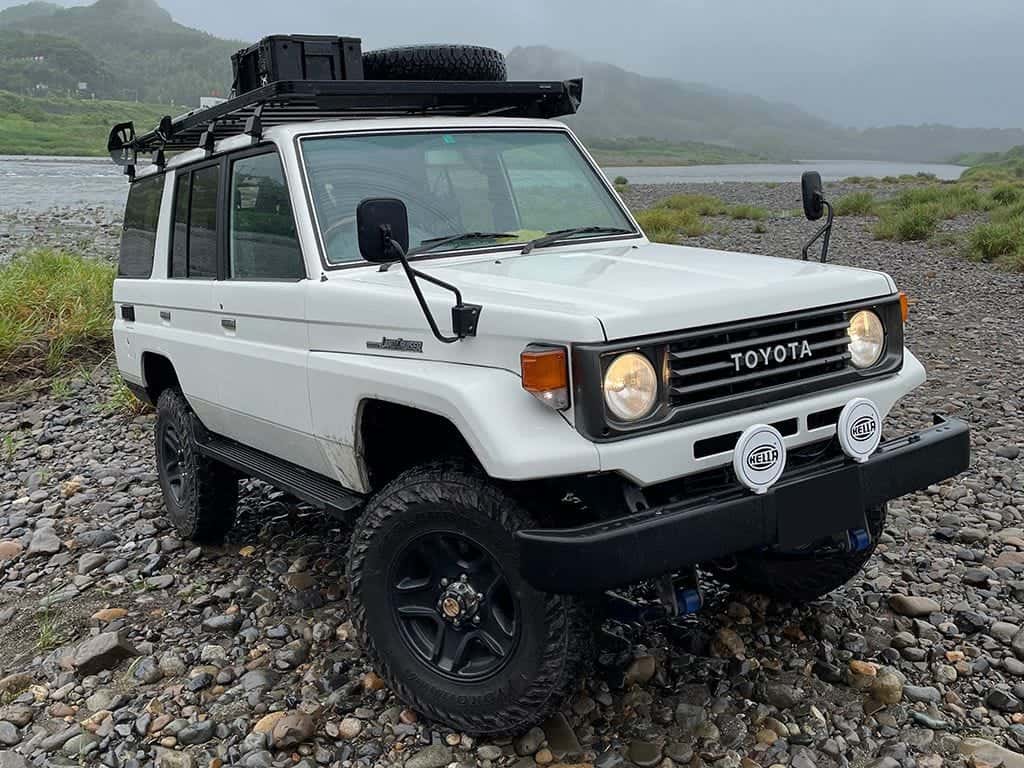 Front Runner Series Toyota Land Cruiser 76 Slimline II 3/4 Roof Rack Kit